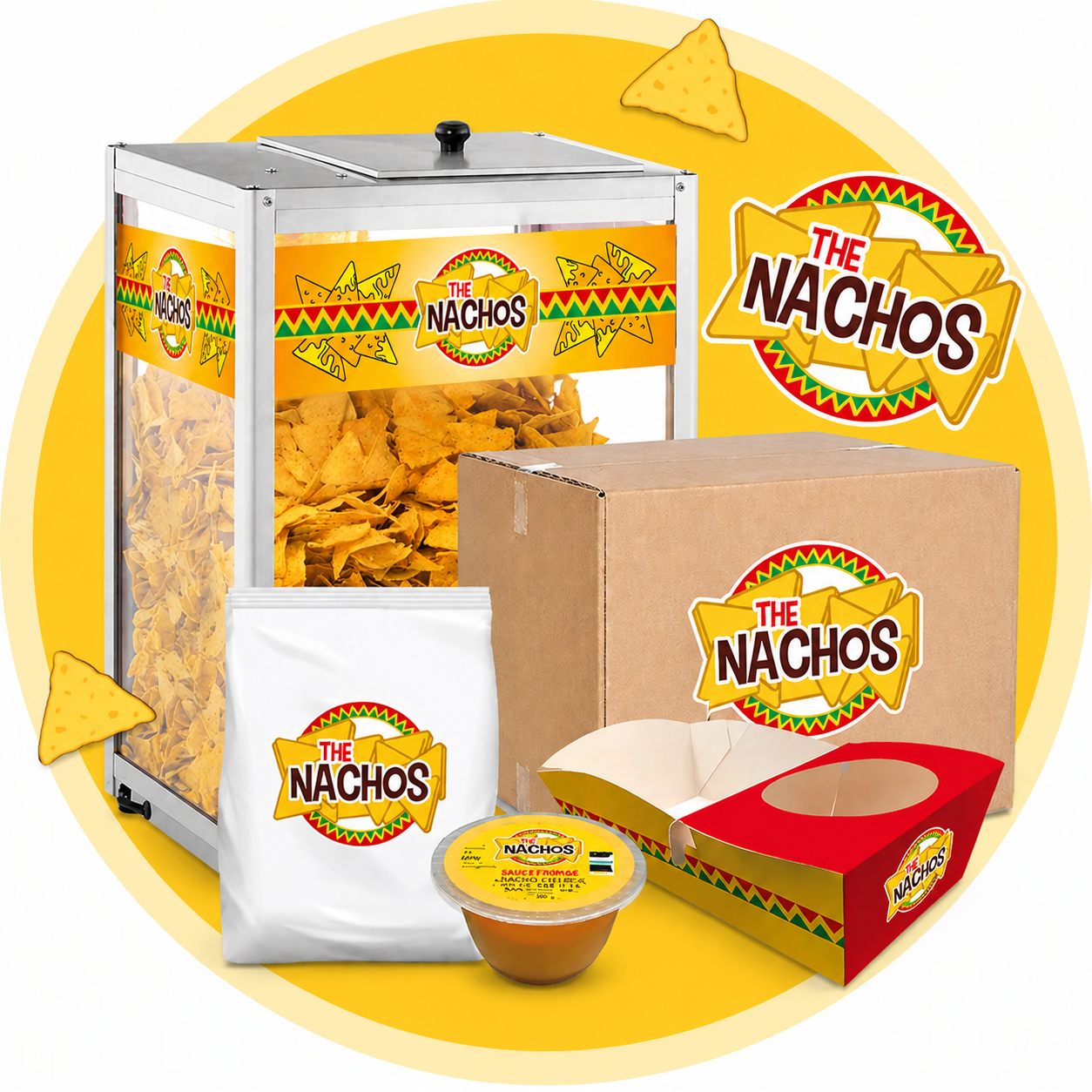 Kit vitrine chauffante nachos